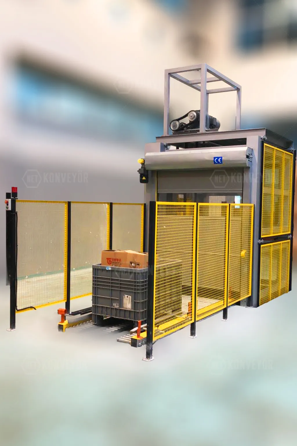 Vertical Pallet Lifting Conveyors