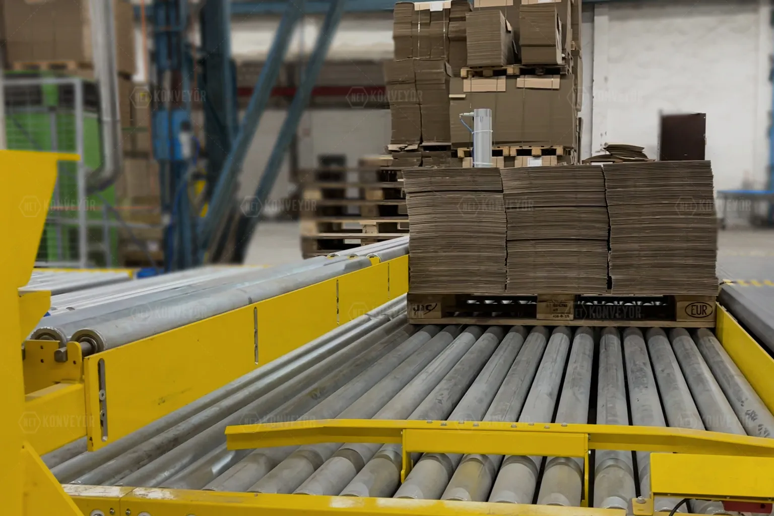 Pallet Unloading Conveyor